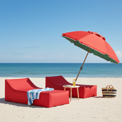 Şezlong Armut Yatağı SunBed Plus – Su Geçirmez & Outdoor Konforu