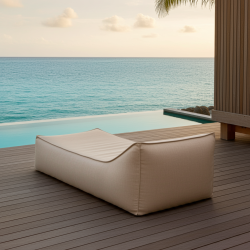 Şezlong Armut Yatağı SunBed Plus – Su Geçirmez & Outdoor Konforu