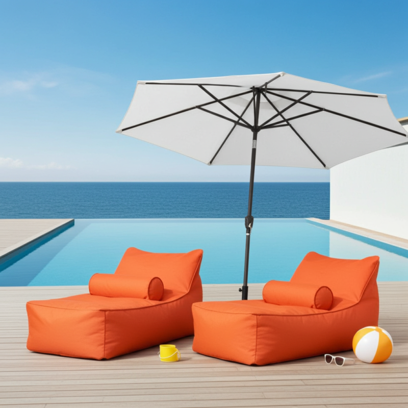 Spor Sezlong Armut Koltuk | Silindirik Yastıklı Rahatlık | Armut Koltuk Al