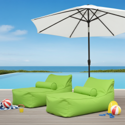 Spor Sezlong Armut Koltuk | Silindirik Yastıklı Rahatlık | Armut Koltuk Al