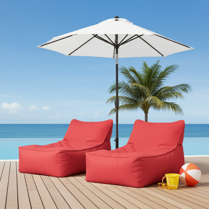 Spor Sezlong Armut Koltuk | Silindirik Yastıklı Rahatlık | Armut Koltuk Al