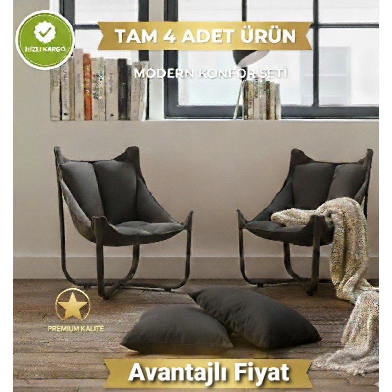 Kampanya Hamak Armut Koltuk-Katlanır (Maximum Konfor)+Yer Minderi  Paketi